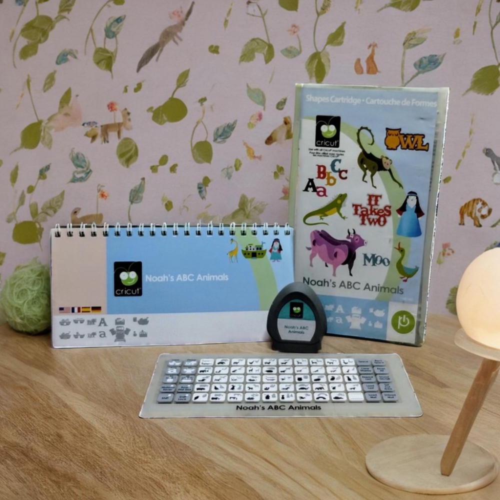 Cricut Noah's ABC Animals Shapes Cartridge Set 2001190